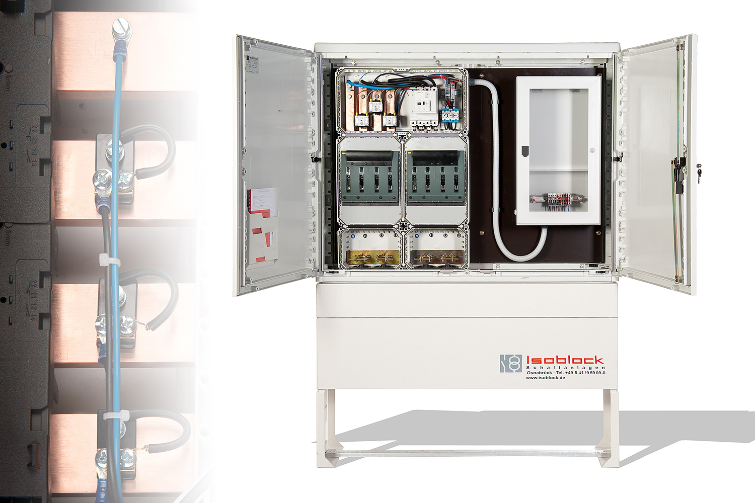 Werbefoto eines Schaltschranks von Isoblock in Osnabrück